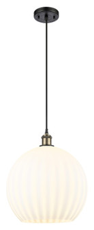 Ballston One Light Pendant in Black Antique Brass (405|516-1P-BAB-G1217-14WV)