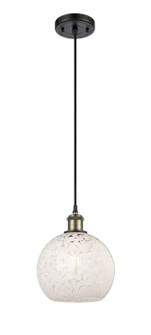 Ballston One Light Mini Pendant in Black Antique Brass (405|516-1P-BAB-G1216-8WM)
