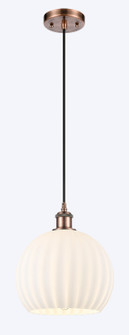 Ballston One Light Mini Pendant in Antique Copper (405|516-1P-AC-G1217-10WV)