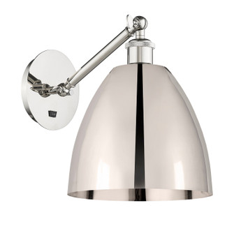 Ballston One Light Wall Sconce in Polished Nickel (405|317-1W-PN-MBD-9-PN)