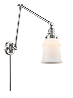 Franklin Restoration One Light Swing Arm in Polished Chrome (405|238-PC-G181)