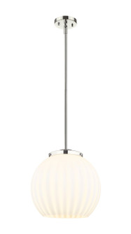 Essex One Light Pendant in Polished Nickel (405|221-1S-PN-G1217-14WV)