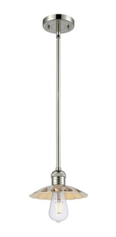 Franklin Restoration One Light Mini Pendant in Polished Nickel (405|201S-PN-M17-PN)