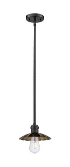 Franklin Restoration One Light Mini Pendant in Oil Rubbed Bronze (405|201S-OB-M17-OB)