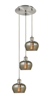 Ballston Three Light Pendant in Brushed Satin Nickel (405|113B-3P-SN-G96)