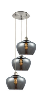 Ballston Three Light Pendant in Brushed Satin Nickel (405|113B-3P-SN-G93-L)