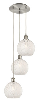 Ballston LED Pendant in Brushed Satin Nickel (405|113B-3P-SN-G1216-8WM)