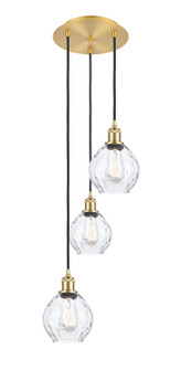 Ballston Three Light Pendant in Satin Gold (405|113B-3P-SG-G362)