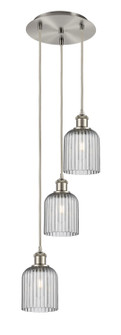 Ballston Three Light Pendant in Polished Nickel (405|113B-3P-PN-G559-5CL)