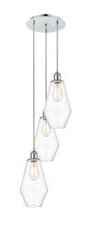 Ballston LED Pendant in Polished Chrome (405|113B-3P-PC-G652-7)