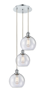 Ballston Three Light Pendant in Polished Chrome (405|113B-3P-PC-G124-8)