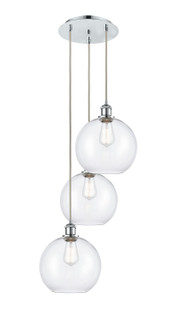 Ballston Three Light Pendant in Polished Chrome (405|113B-3P-PC-G122-10)