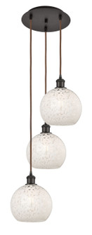 Ballston Three Light Pendant in Oil Rubbed Bronze (405|113B-3P-OB-G1216-8WM)
