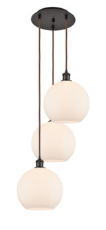 Ballston Three Light Pendant in Oil Rubbed Bronze (405|113B-3P-OB-G121-10)
