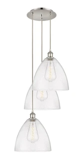 Ballston Three Light Pendant in Black Antique Brass (405|113B-3P-BAB-GBD-121)