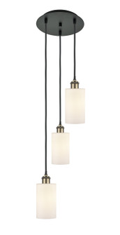 Ballston Three Light Pendant in Black Antique Brass (405|113B-3P-BAB-G801)