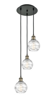 Ballston LED Pendant in Black Antique Brass (405|113B-3P-BAB-G1213-6)