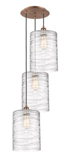 Ballston Three Light Pendant in Antique Copper (405|113B-3P-AC-G1113-L)