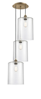 Ballston LED Pendant in Antique Brass (405|113B-3P-AB-G112-L)