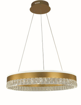 Hazel LED Chandelier in Brushed Gold (343|T1076-BG)