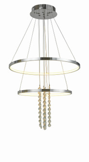 Glacier LED Foyer Chandelier in Chrome (343|T1040-CH)