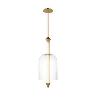 Cathedral LED Pendant in Natural Brass (182|SLPD31527CNB)