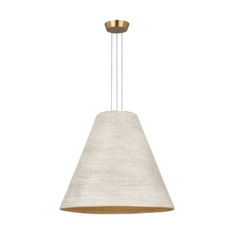 Karam LED Pendant in Natural Brass (182|SLPD12527CRNB)