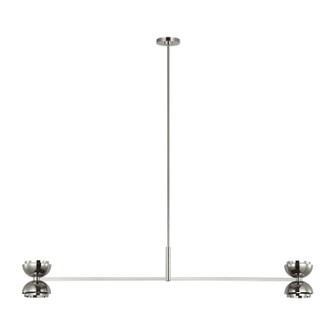 Shanti LED Linear Chandelier in Polished Nickel (182|SLLS31927N)