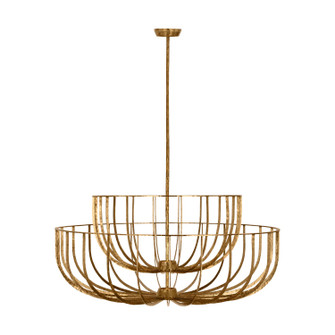 Sanchi LED Chandelier in Polished Antique Brass (182|SLCH33127PAB)