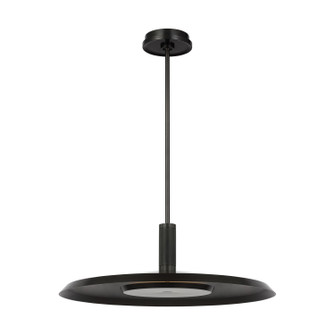 Saucer LED Pendant in Dark Bronze (182|AKPD17127BZ)