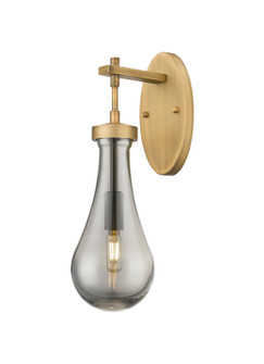 Downtown Urban One Light Wall Sconce in Brushed Brass (405|451-1W-BB-G451-5SM)
