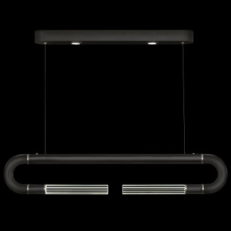 Antonia LED Linear Pendant in Black/Nickel/No Parchment (48|924140-120ST)