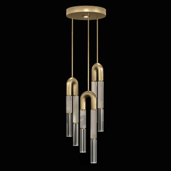 Antonia LED Pendant in Gold Leaf/Brass/Smoke (48|923840-312ST)