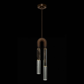 Antonia LED Pendant in Bronze/Brass/Charcoal (48|923340-211ST)