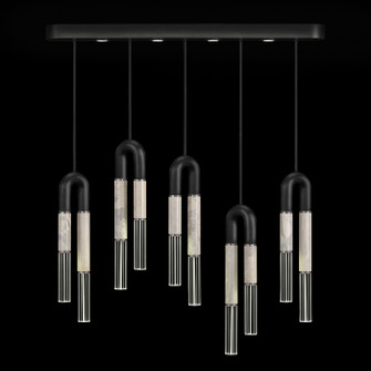 Antonia LED Linear Pendant in Black/Nickel/Smoke (48|923140-122ST)