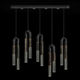 Antonia LED Linear Pendant in Black (48|923140-111ST)