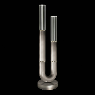 Antonia LED Table Lamp in Ombre Silver/Nickel/No Parchment (48|923010-720ST)