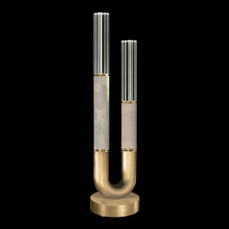 Antonia LED Table Lamp in Gold Leaf/Brass/Smoke (48|923010-312ST)