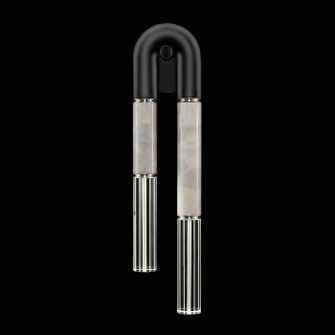 Antonia LED Wall Sconce in Black/Nickel/Smoke (48|922750-122ST)