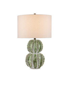 Kolonos One Light Table Lamp in White/Green (142|6000-0920)