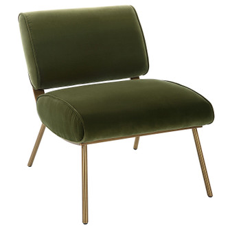 Knoll Accent Chair in Brushed Brass (52|23823)