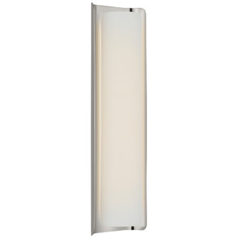 Penumbra LED Wall Sconce in Polished Nickel and Linen (268|WS 2076PN/L)