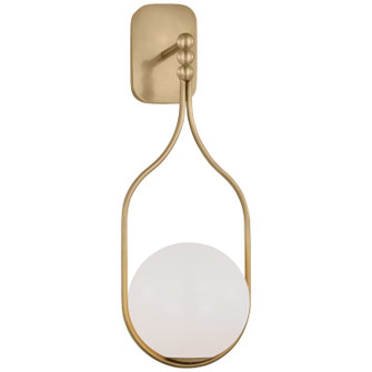 Jodo LED Wall Sconce in Hand-Rubbed Antique Brass (268|WS 2020HAB-WG)