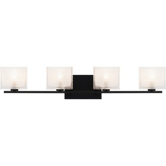 Westcap Four Light Bath in Matte Black (10|WCP8604MBK)