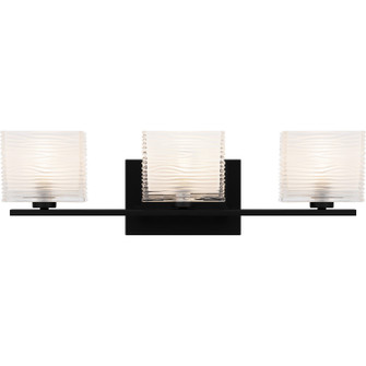 Westcap Three Light Bath in Matte Black (10|WCP8603MBK)