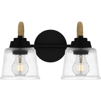 Seabreeze Two Light Bath in Matte Black (10|SEB8614MBK)