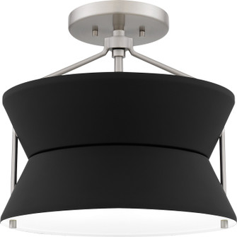 Quoizel Semi-Flush Mount Two Light Semi Flush Mount in Brushed Nickel (10|QSF6166BN)