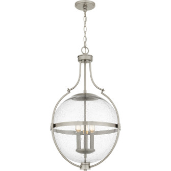 Quoizel Pendant Three Light Pendant in Brushed Nickel (10|QP6169BN)