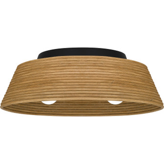 Quoizel Flush Mount Three Light Flush Mount in Matte Black (10|QFL6167MBK)
