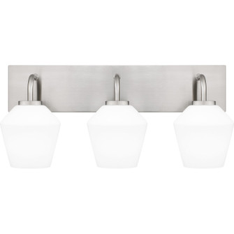 Nielson Three Light Bath in Brushed Nickel (10|NIE8621BN)